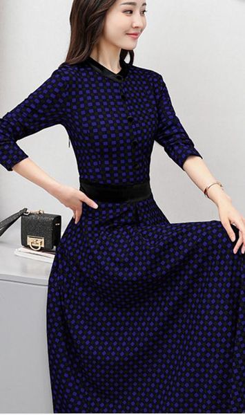 2018 new women's spring dress autumn and winter medium length long sleeved cultivate one's moral character long dress, Black;gray
2018 new women's spring dress autumn and winter medium length long sleeved cultivate one's moral character long dress, Black;gray
