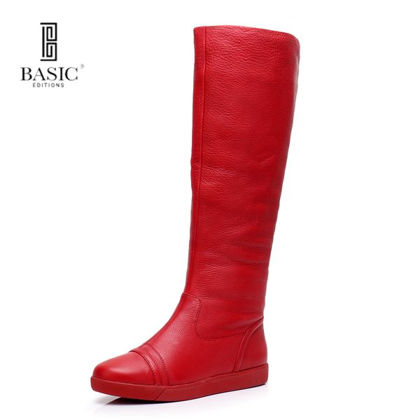 basic editions women winter genuine leather knee hight long round toe zip up flat heel boot - 4168b-30m, Black
basic editions women winter genuine leather knee hight long round toe zip up flat heel boot - 4168b-30m, Black