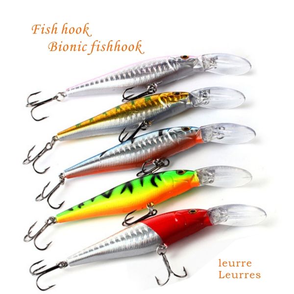 

fishing lure baits artificial bionics lifelike sea bass soft bait vib carp lures treble hooks tackle pesca 10 styles