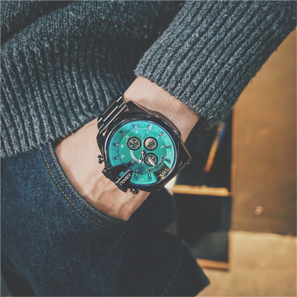 new fashion men's designer watch waterpoof watch boys hip-hop rap hipphop watch ulzzang punk personality tide watches for boys gifts, Slivery;brown
new fashion men's designer watch waterpoof watch boys hip-hop rap hipphop watch ulzzang punk personality tide watches for boys gifts, Slivery;brown