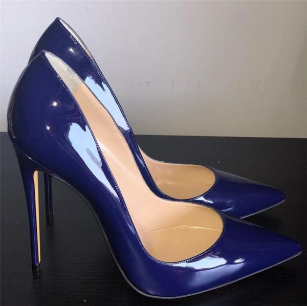 lady fashion women dark navy patent leather high heels shoes girls sandals stiletto poined toe high-heeled shoes pump, Black
lady fashion women dark navy patent leather high heels shoes girls sandals stiletto poined toe high-heeled shoes pump, Black
