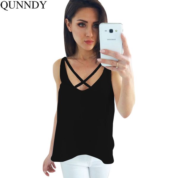 qunndy summer backless tank sleeveless casual t-shirt women criss cross ladies clothes tanks blouse vest, White
qunndy summer backless tank sleeveless casual t-shirt women criss cross ladies clothes tanks blouse vest, White