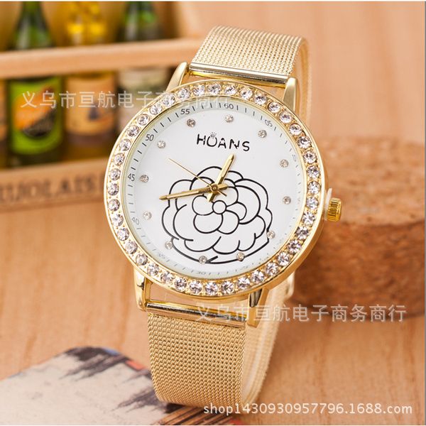 explosive alloy mesh belt lady diamond watch, rose diamond drill, digital scale quartz watch, Slivery;brown
explosive alloy mesh belt lady diamond watch, rose diamond drill, digital scale quartz watch, Slivery;brown