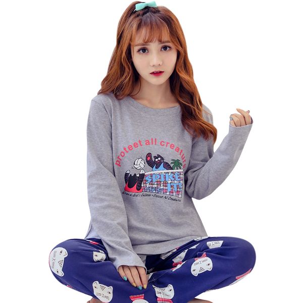 spring autumn womens pajamas sets long sleeve suit pajamas women summer cartoon sets home wear shorts men pyjamas suits, Blue;gray
spring autumn womens pajamas sets long sleeve suit pajamas women summer cartoon sets home wear shorts men pyjamas suits, Blue;gray