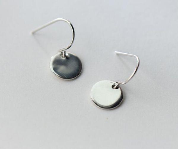 1pair cute minimalism 100% real. 925 sterling silver fine jewelry geometric round coin hook earrings long gtle1835, Golden;silver
1pair cute minimalism 100% real. 925 sterling silver fine jewelry geometric round coin hook earrings long gtle1835, Golden;silver