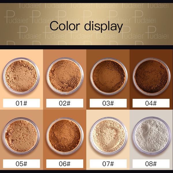 Pudaier 8 Colors Loose Powder Crystal Bronzing Powder Больше дышащего тонкого порошка Бесплатная доставк
Pudaier 8 Colors Loose Powder Crystal Bronzing Powder Больше дышащего тонкого порошка Бесплатная доставк