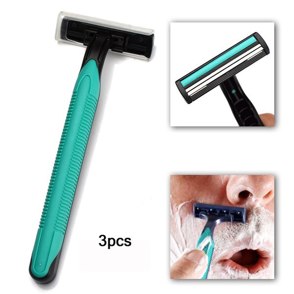 3pcs razor blades stainless steel barbeador manual shaving and hair removal razor for man and woman underarm face body
3pcs razor blades stainless steel barbeador manual shaving and hair removal razor for man and woman underarm face body