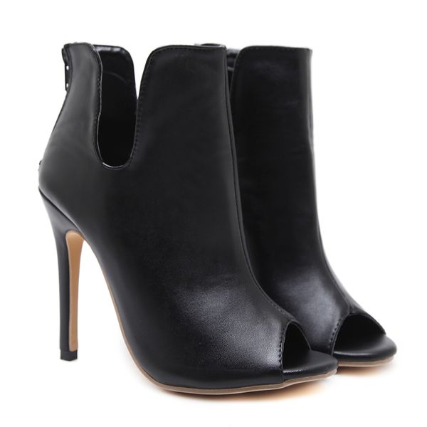 new peep toe shoes for women elegant thin high heels fashion boots super heels wild fashion boots plus size bridal martin boots, Black
new peep toe shoes for women elegant thin high heels fashion boots super heels wild fashion boots plus size bridal martin boots, Black