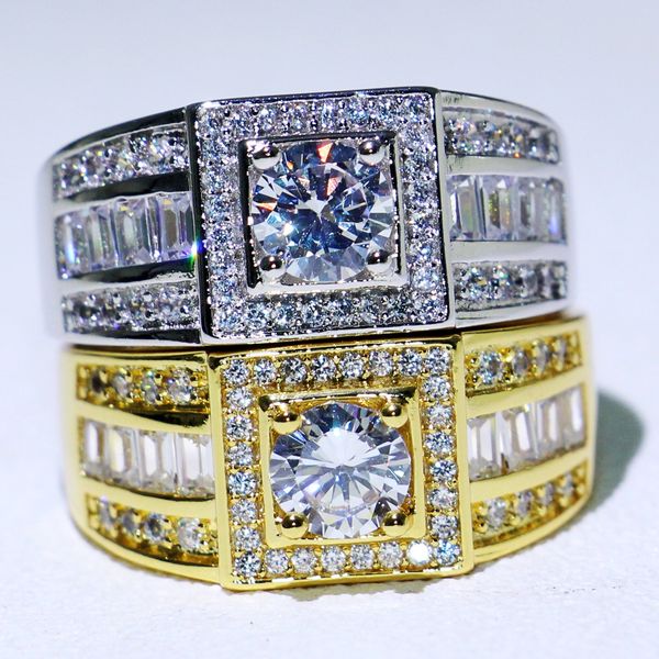 new arrival original desgin luxury jewelry 10kt white&gold filled round cut white z cz diamond gemstones men ring gift box, Slivery;golden
new arrival original desgin luxury jewelry 10kt white&gold filled round cut white z cz diamond gemstones men ring gift box, Slivery;golden