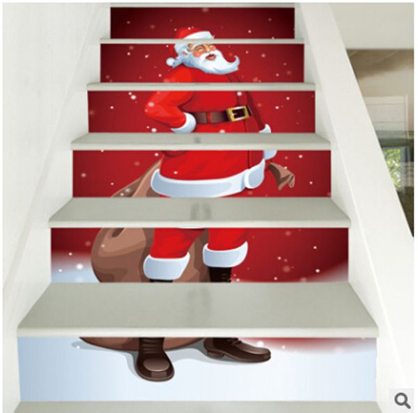 christmas stairs sticker santa claus stickers creative self adhesive 3d sticker for home decoration 6pcs per set
christmas stairs sticker santa claus stickers creative self adhesive 3d sticker for home decoration 6pcs per set