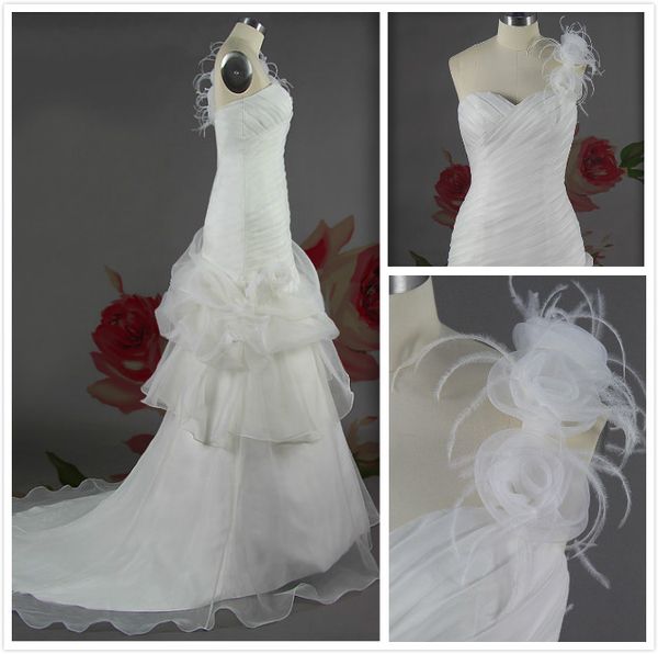 mermaid wedding dresses 2018 one shoulder organza flowers feather wedding gowns zipper sweep train white beach bridal dress
mermaid wedding dresses 2018 one shoulder organza flowers feather wedding gowns zipper sweep train white beach bridal dress