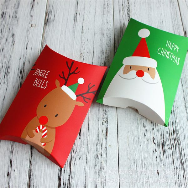 10pcs/lot christmas gift box green pillow shape happy christmas candy box bag red color paper cookies boxes gift bag
10pcs/lot christmas gift box green pillow shape happy christmas candy box bag red color paper cookies boxes gift bag