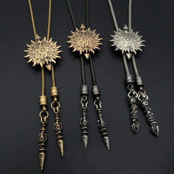 mens and womens metal chain bolo tie fashion business suit party wedding bolotie personality sunlight long necklace, Black;blue
mens and womens metal chain bolo tie fashion business suit party wedding bolotie personality sunlight long necklace, Black;blue