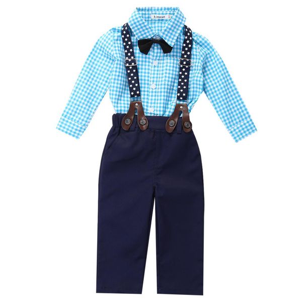 newborn infant baby boy shirt overalls clothes sets long sleeve blue plaids shirts suit+braces pants outfit boy clothing set, White
newborn infant baby boy shirt overalls clothes sets long sleeve blue plaids shirts suit+braces pants outfit boy clothing set, White