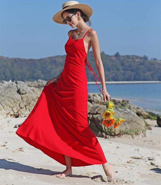 style red chiffon beach wedding dresses 2019 summer backless floor length modern bridal gowns custom size, White
style red chiffon beach wedding dresses 2019 summer backless floor length modern bridal gowns custom size, White