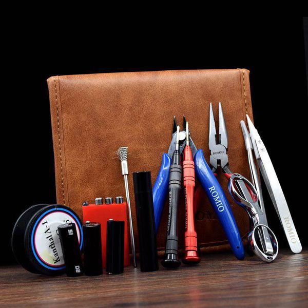 ROMIO Tool Kit DIY Tool Kits For E Cigarette RDA RBA Vaporizer RBA Coil Designer ROMIO Tool Kit High quality DHL Free
ROMIO Tool Kit DIY Tool Kits For E Cigarette RDA RBA Vaporizer RBA Coil Designer ROMIO Tool Kit High quality DHL Free