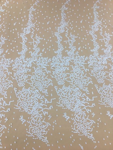 2018 nigerian french lace embroidered tulle lace fabric with dotted for wedding dress by 5 yards, White;gold
2018 nigerian french lace embroidered tulle lace fabric with dotted for wedding dress by 5 yards, White;gold