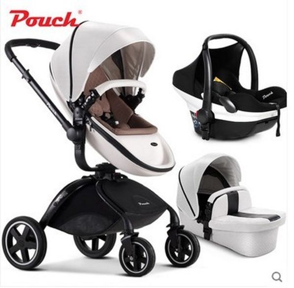 pouch f90 leather baby stroller absorbers baby car two-way trolley for egg 
pouch f90 leather baby stroller absorbers baby car two-way trolley for egg