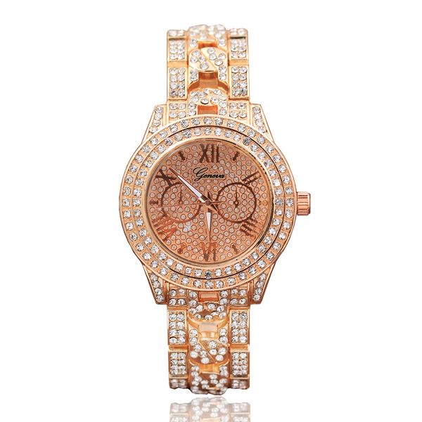 full diamond geneva ladies watches metal bracelet quartz wrist watch for women gold sliver crystal watch relojes mujer montres femme, Slivery;brown
full diamond geneva ladies watches metal bracelet quartz wrist watch for women gold sliver crystal watch relojes mujer montres femme, Slivery;brown