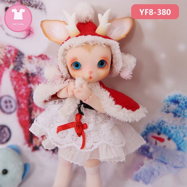 bjd clothes 1/8 doll body cute mini dress suit beautiful girl christmas deer outfit doll accessories
bjd clothes 1/8 doll body cute mini dress suit beautiful girl christmas deer outfit doll accessories