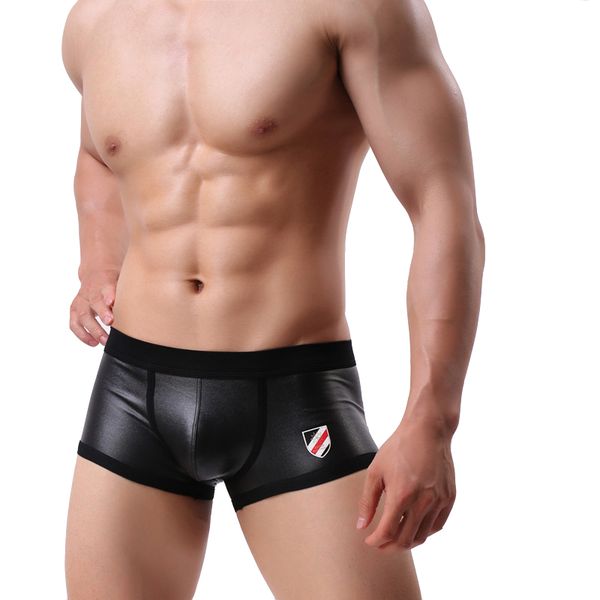 kwan.z boxer men male underwear cueca masculina imitation leather boxershorts men calzoncillos hombre boxer marca brave person, Black;white
kwan.z boxer men male underwear cueca masculina imitation leather boxershorts men calzoncillos hombre boxer marca brave person, Black;white