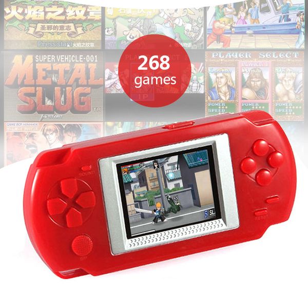 

Мини Портативные игровые плееры 268 игр Ретро-видеоигра Консоль 2.0 '' Цветной экран Игровой консоль Подарок для детей
