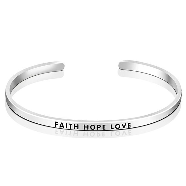 silver cross-border bracelet adjustable opening love hope religious bracelets undertakes to amazon detonation model, Black
silver cross-border bracelet adjustable opening love hope religious bracelets undertakes to amazon detonation model, Black