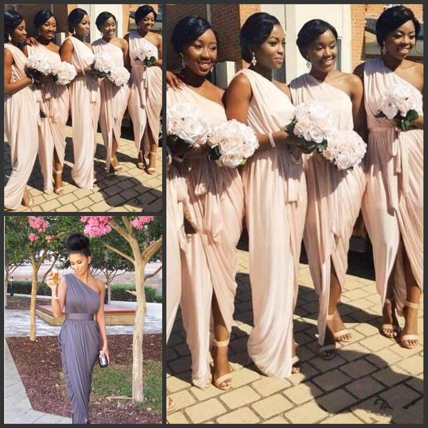 2018 new arrival maid of honor dresses gray one shoulder chiffon long bridesmaid dresses women split evening prom gowns ing, White;pink
2018 new arrival maid of honor dresses gray one shoulder chiffon long bridesmaid dresses women split evening prom gowns ing, White;pink