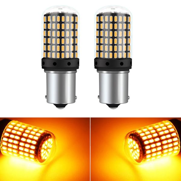 new 2pcs amber yellow signal turn light 12-24v 1156 ba15s 3014 144smd led super bright bulb error decoding canbus for auto
new 2pcs amber yellow signal turn light 12-24v 1156 ba15s 3014 144smd led super bright bulb error decoding canbus for auto