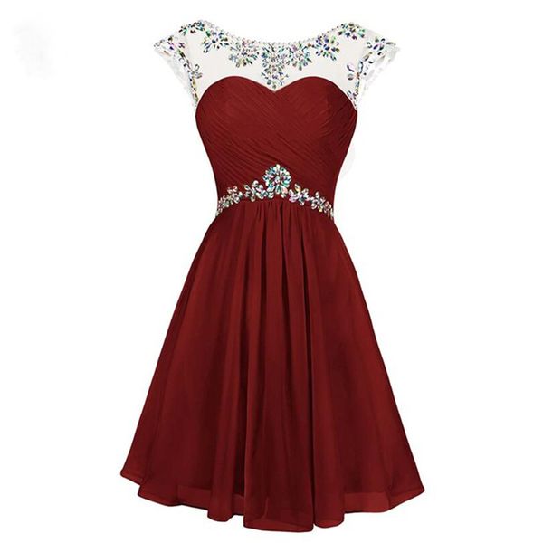 popular sheer neck cut out back short beaded crystal burgundy homecoming dresses formal homeccoming gowns, Blue;red
popular sheer neck cut out back short beaded crystal burgundy homecoming dresses formal homeccoming gowns, Blue;red