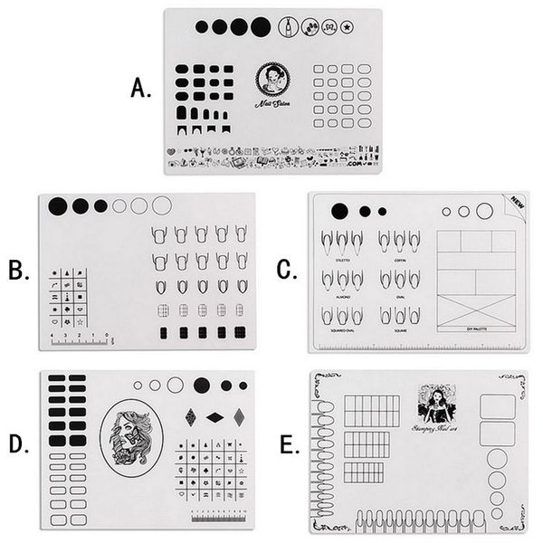 1 pcs 40*30cm black nail art stamping mat silicone mat for stamping reverse nail practise portable diy manicure tool mz0147, White
1 pcs 40*30cm black nail art stamping mat silicone mat for stamping reverse nail practise portable diy manicure tool mz0147, White