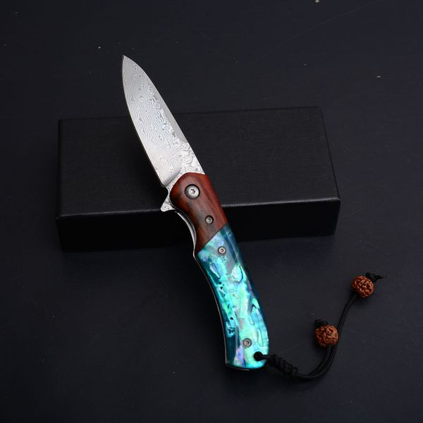 MOQ 1PC Free Laser Engraved Knife Damascus EDC Flipper Assisted Opening Folder Nature Abalone Wood Handle Folding Camping Knives P478R F
MOQ 1PC Free Laser Engraved Knife Damascus EDC Flipper Assisted Opening Folder Nature Abalone Wood Handle Folding Camping Knives P478R F