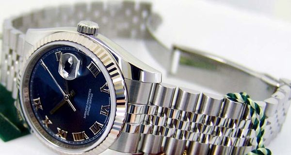 datejust gold & steel blue roman dial 116234 rehaut jubilee - watch chest 36mm, Slivery;brown
datejust gold & steel blue roman dial 116234 rehaut jubilee - watch chest 36mm, Slivery;brown
