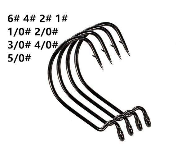 black nickel stainless steel wide gap worm hook jig fishing crank hook soft shad barbed fishhook 100pc/lot
black nickel stainless steel wide gap worm hook jig fishing crank hook soft shad barbed fishhook 100pc/lot