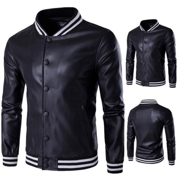 mens jacket 2017 new arrive classic style motorcycling pu leather jackets men slim male motor jacket men's clothes, Black
mens jacket 2017 new arrive classic style motorcycling pu leather jackets men slim male motor jacket men's clothes, Black