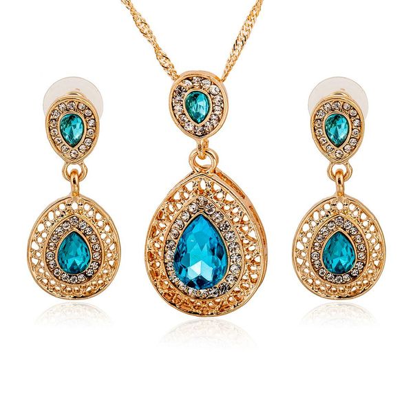 bridal dress accessories jewelry sets for women water drop crystal necklace earrings set holiday party, Silver
bridal dress accessories jewelry sets for women water drop crystal necklace earrings set holiday party, Silver