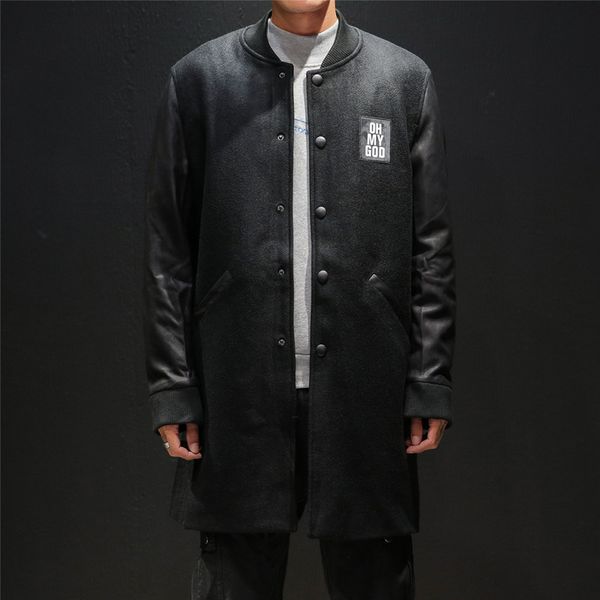 yasuguoji new 2018 fashion single breasted mandarin collar winter wollen coat men thick men long winter coat erkek mont ndy13, Black
yasuguoji new 2018 fashion single breasted mandarin collar winter wollen coat men thick men long winter coat erkek mont ndy13, Black