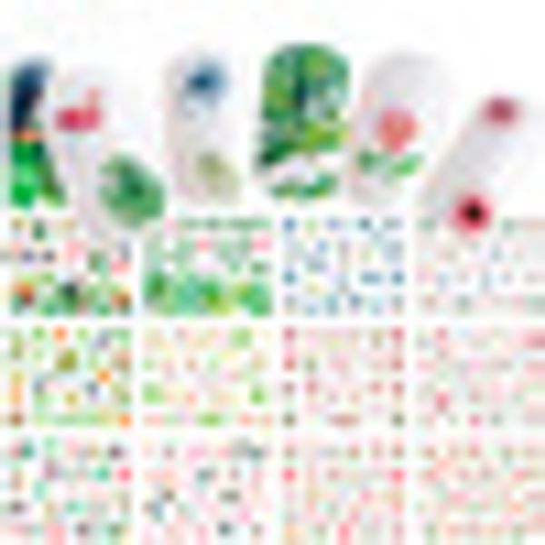 12x nail beauty flowers floral printed nail sticker water transfer manicure deco, Black
12x nail beauty flowers floral printed nail sticker water transfer manicure deco, Black