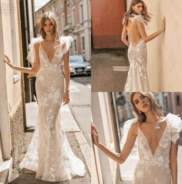 berta privée 2019 свадебные платья с v-образным вырезом и кружевами сексуальные свадебные платья с аппликациями длина пола спинки пляжное св, White
berta privée 2019 свадебные платья с v-образным вырезом и кружевами сексуальные свадебные платья с аппликациями длина пола спинки пляжное св, White