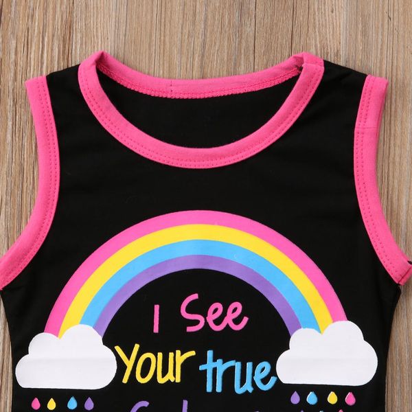 soft cotton toddler kids baby girls black letter t-shirt tank + short striped pants summer outfits clothes 2pcs set, White
soft cotton toddler kids baby girls black letter t-shirt tank + short striped pants summer outfits clothes 2pcs set, White