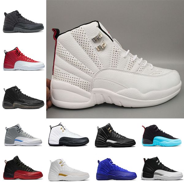 High Quality Sneakers Wholesale 12 OVO White Basketball Shoes Men Sport Shoe Bordeaux 12s TAXI Playoff BLAck Suede Sports Athletic Trainers
High Quality Sneakers Wholesale 12 OVO White Basketball Shoes Men Sport Shoe Bordeaux 12s TAXI Playoff BLAck Suede Sports Athletic Trainers