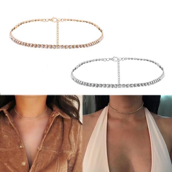 1pc golden/slivery jewelry necklace crystal adjustable elegance female chains for women gifts anniversary, Golden;silver
1pc golden/slivery jewelry necklace crystal adjustable elegance female chains for women gifts anniversary, Golden;silver