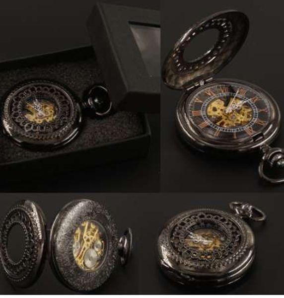 black flowers mechanical pocket watches fob chain with gift box hand wind skeleton mens steampunk ing, Slivery;golden
black flowers mechanical pocket watches fob chain with gift box hand wind skeleton mens steampunk ing, Slivery;golden