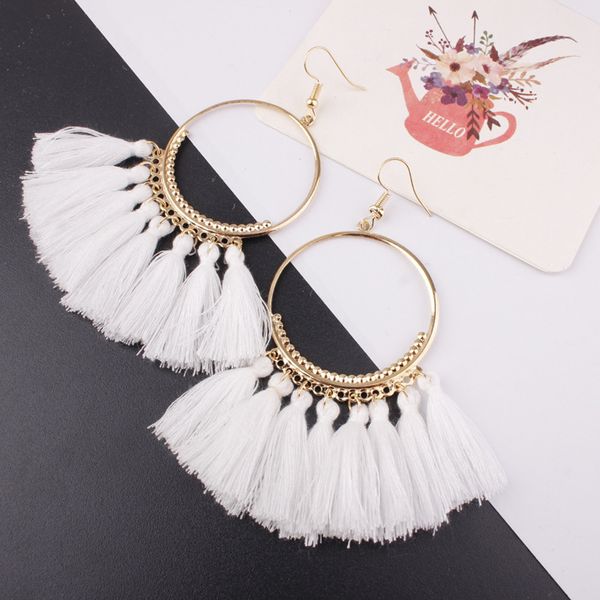 brand new 17colors boho fan shaped tassel earrings korean holiday personality exaggerated bohemia earrings jewelry earring ne892, Golden;silver
brand new 17colors boho fan shaped tassel earrings korean holiday personality exaggerated bohemia earrings jewelry earring ne892, Golden;silver
