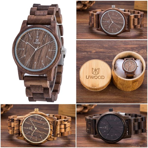 2018 uwood wooden watches wood men`s wristwatches wooden band japan move' 2035 quartz fashion wood watch men relogio masculino, Slivery;brown
2018 uwood wooden watches wood men`s wristwatches wooden band japan move' 2035 quartz fashion wood watch men relogio masculino, Slivery;brown