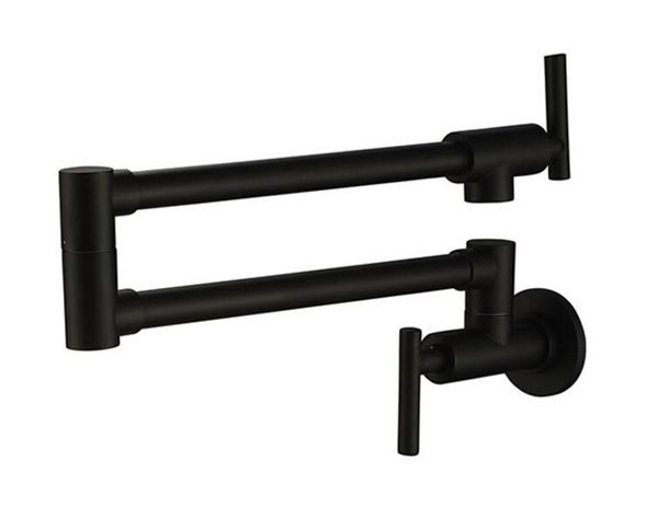 brass copper matt Black color Wall Mounted Pot Filler Folding 2 Handles Single Cold water Kitchen Faucet only cold water Tap SF989
brass copper matt Black color Wall Mounted Pot Filler Folding 2 Handles Single Cold water Kitchen Faucet only cold water Tap SF989
