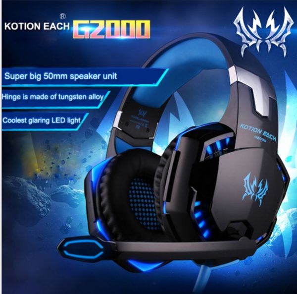 Head et gaming headphone tereo noi e cancelling head et tudio headband microphone earphone with light for computer pc gamer each g2000
Head et gaming headphone tereo noi e cancelling head et tudio headband microphone earphone with light for computer pc gamer each g2000