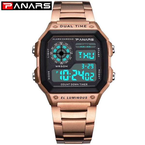 panars men sport watches count down waterproof watch stainless steel fashion digital wristwatches male clock relogio masculino, Slivery;brown
panars men sport watches count down waterproof watch stainless steel fashion digital wristwatches male clock relogio masculino, Slivery;brown