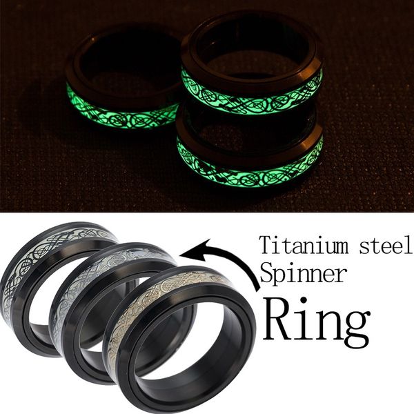 decompression artifact rotating luminous dragon-shaped ring security material that glows in the dark, Golden;silver
decompression artifact rotating luminous dragon-shaped ring security material that glows in the dark, Golden;silver