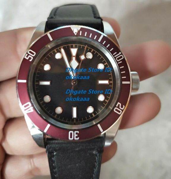 okokaaa luxury watch black bay 79220 unworn 41mm leather belt mechanical automatic men wathch, Slivery;brown
okokaaa luxury watch black bay 79220 unworn 41mm leather belt mechanical automatic men wathch, Slivery;brown